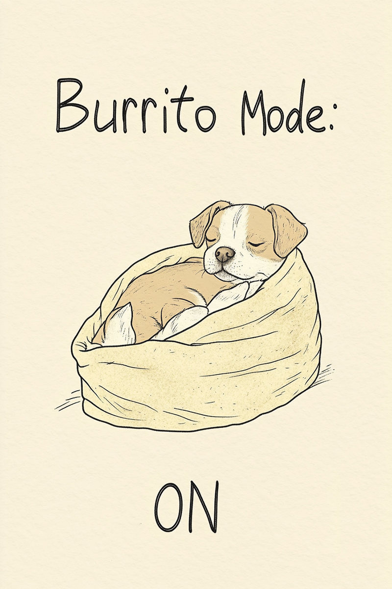 Burrito Mode On ecard