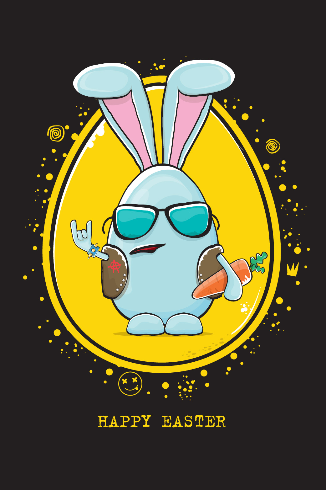Easter Egg Bunny ecard