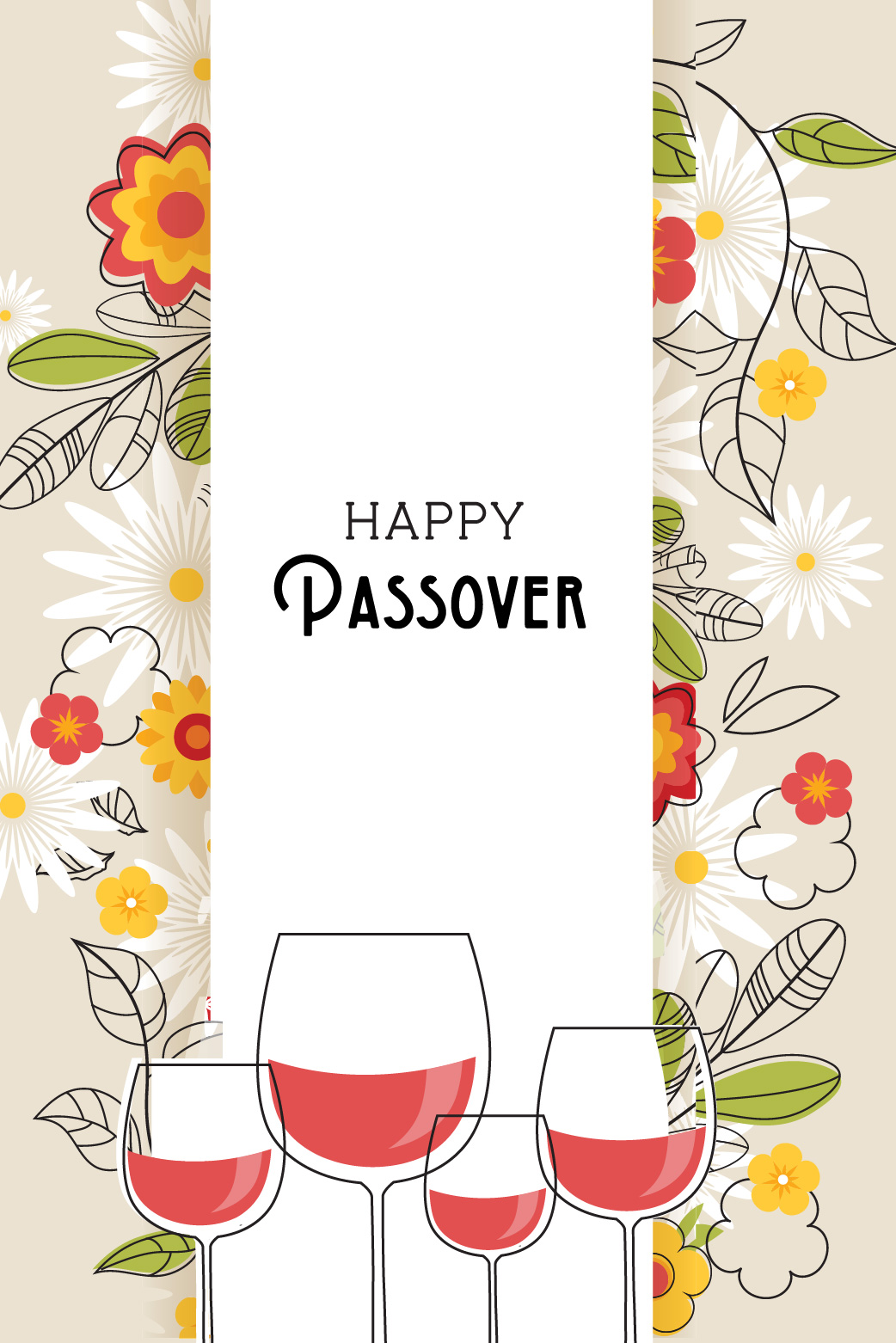 Passover Flowers ecard