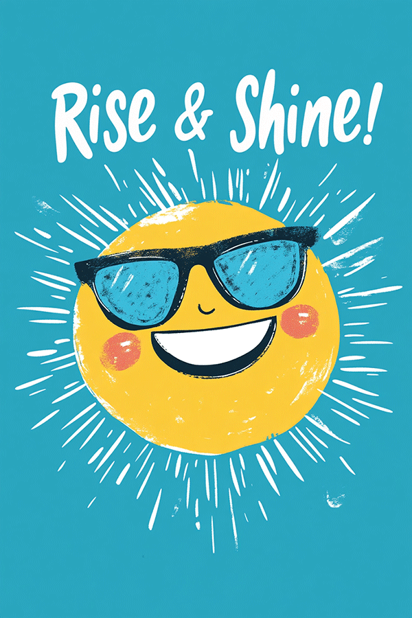 Rise And Shine Blue Sky ecard