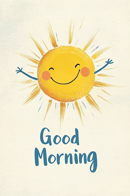 Good Morning Sun Arms ecard