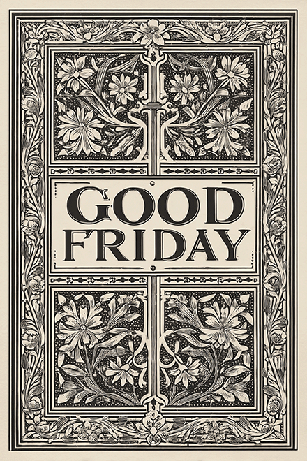 Good Friday Bible ecard