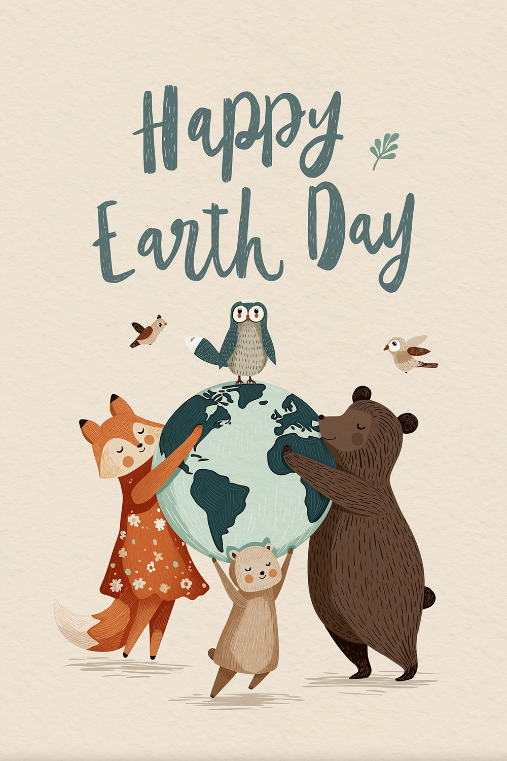 Earth Day Critters ecard