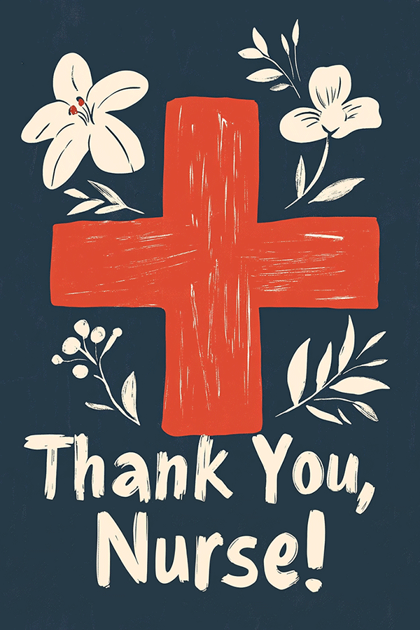 Thank You Nurse Red Cross ecard