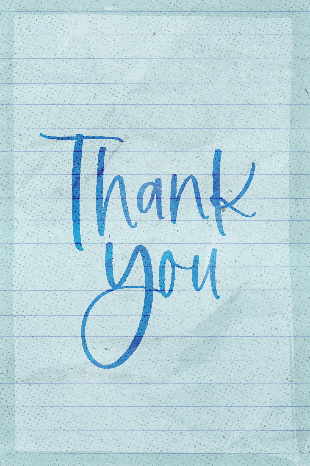 Thank You Paper ecard