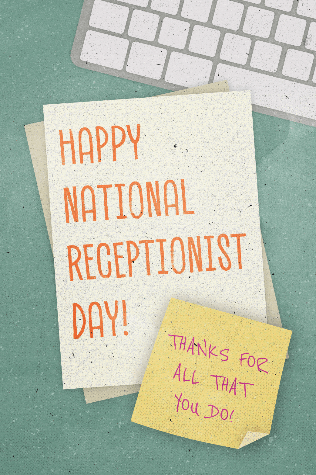 Happy National Receptionist Day ecard