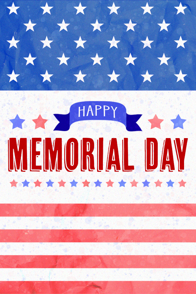 Stars Stripes Memorial Day ecard