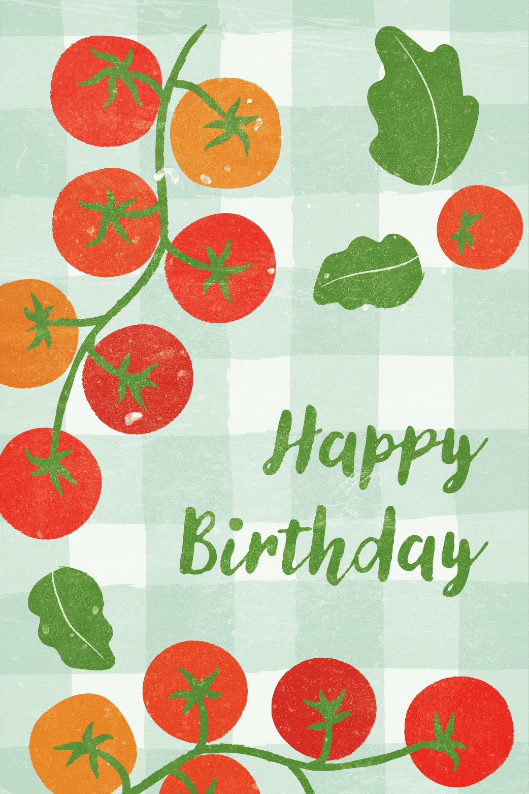 Tomato Birthday ecard