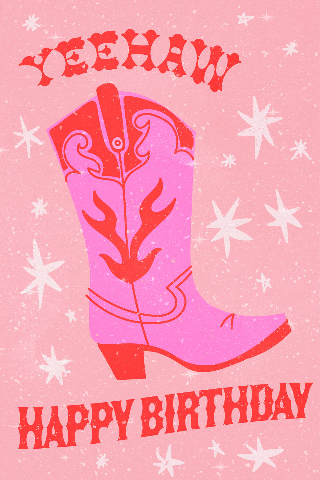 Birthday Boot ecard
