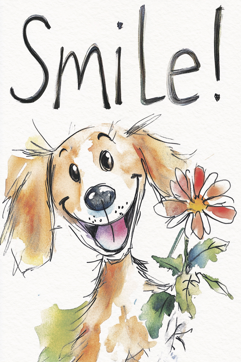 Smiles Day Dog ecard