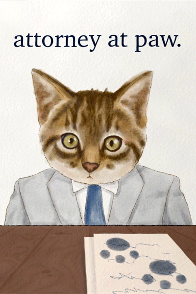 Attorney At Paw ecard