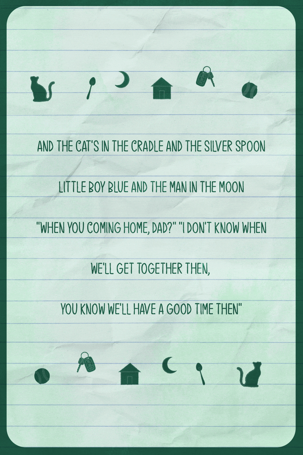 Cats In The Cradle ecard