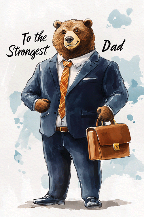 Strongest Dad ecard