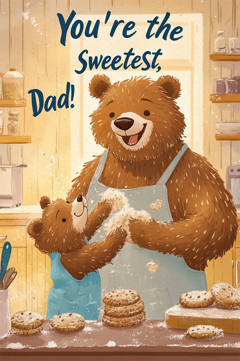 Sweetest Dad ecard