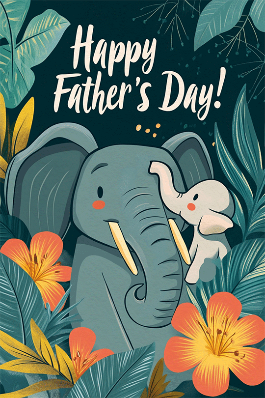 Elephant Dad ecard