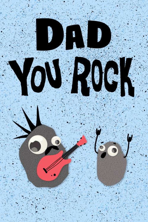 Dad You Rock ecard