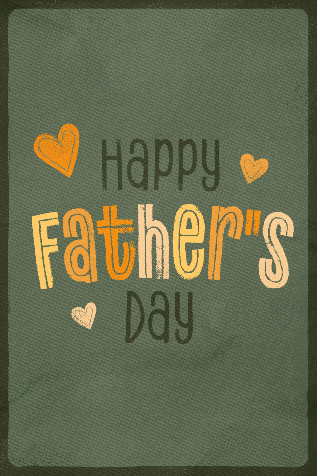 Happy Father's Day Hearts ecard