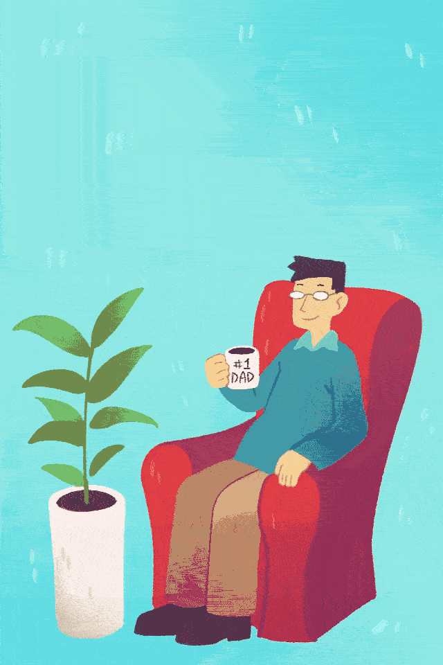 Coffee Dad ecard