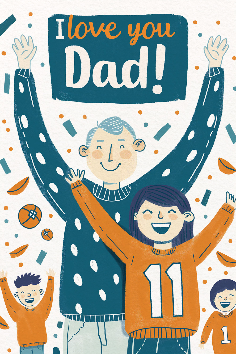 I Love You Dad Kids ecard