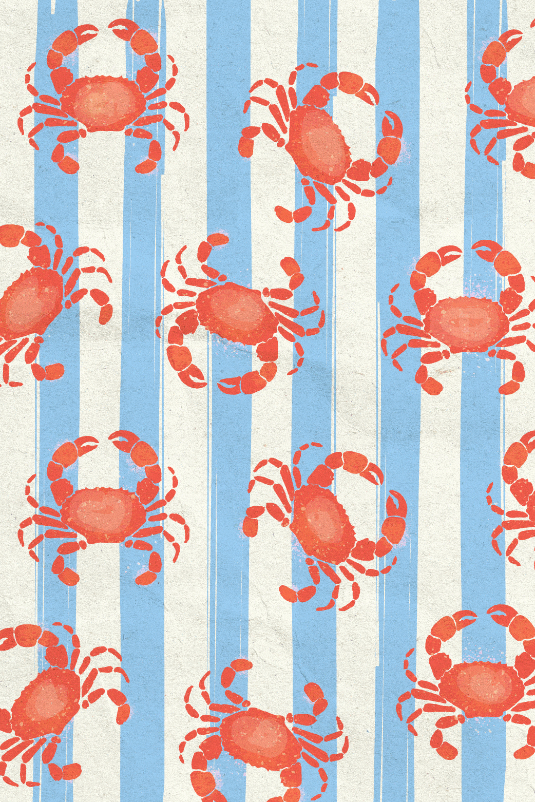 Crab Stripes ecard