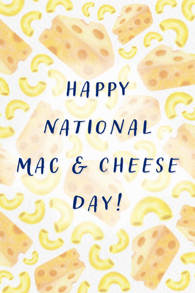 National Mac and Cheese Day ecard