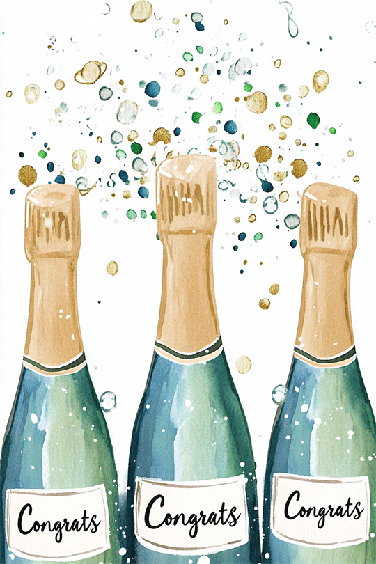 Congrats Champagne ecard