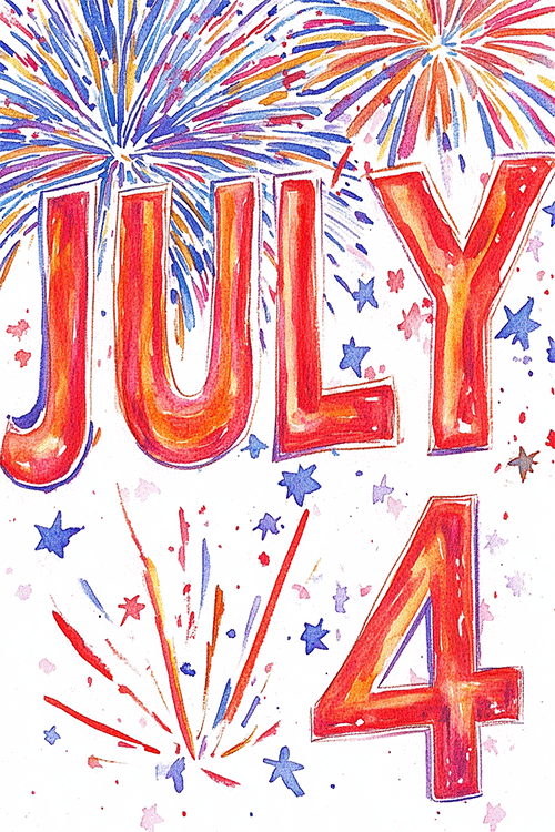 July 4 Fireworks ecard