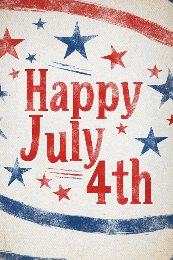 Big Stars July 4th ecard
