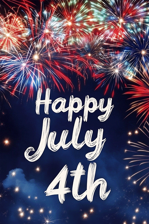 Night Sky Fourth Of July ecard