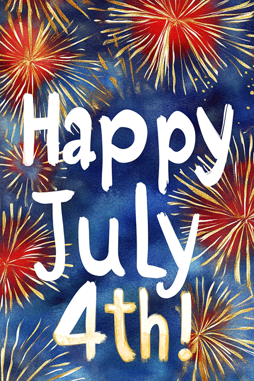 July 4th Fireworks ecard