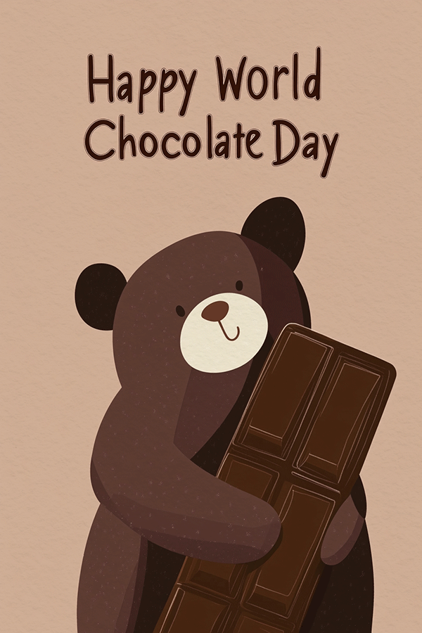 Chocolate Bear ecard