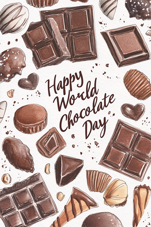 Chocolate Pieces  ecard