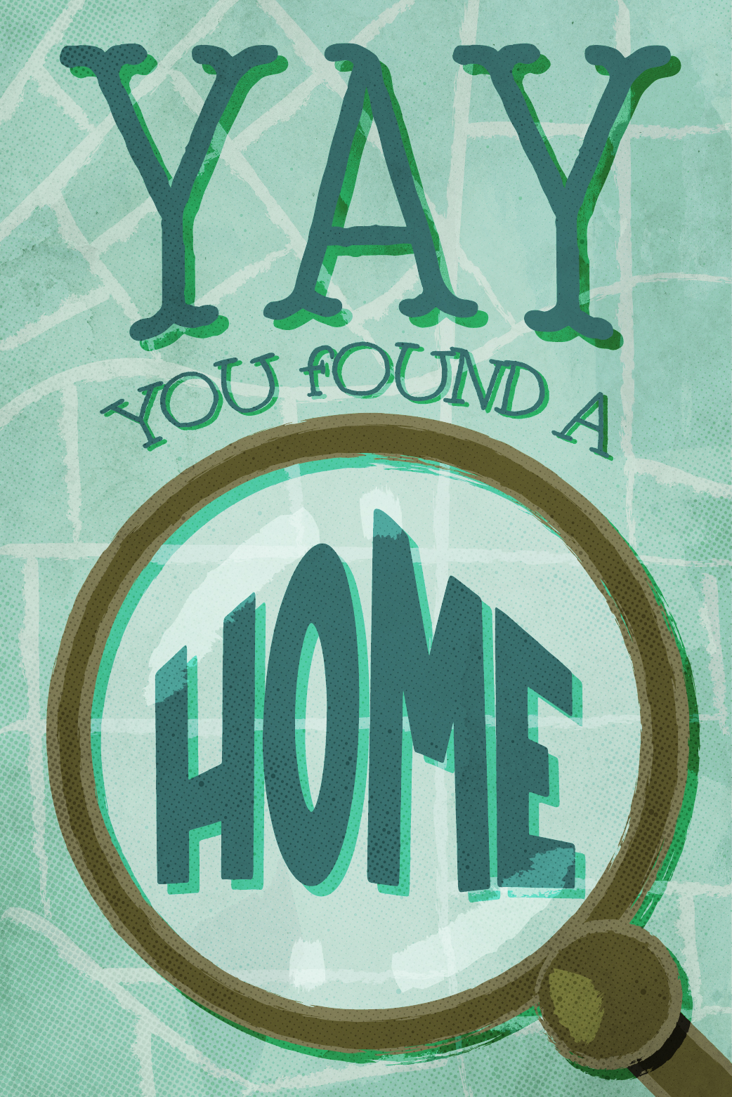Magnifying Glass Home ecard