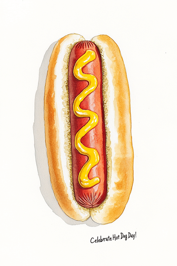 Classic Hot Dog ecard