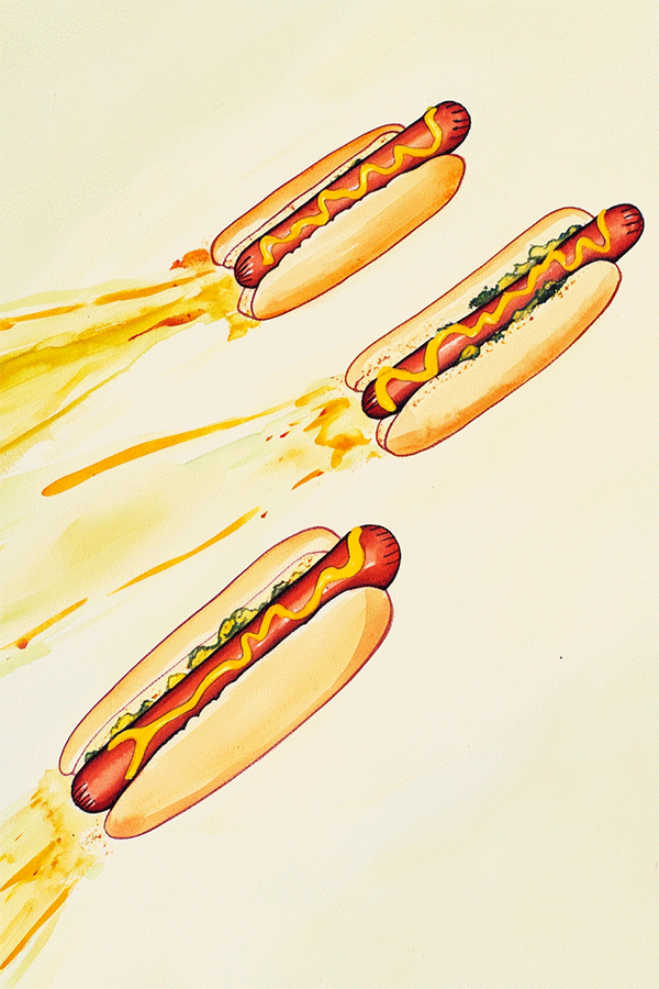 Hot Dog Rockets ecard