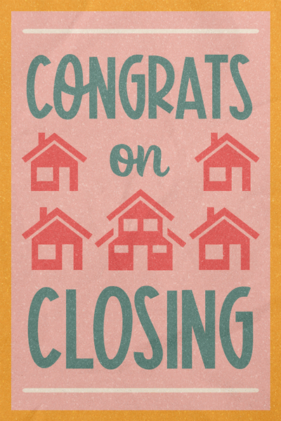House Closing Congrats ecard