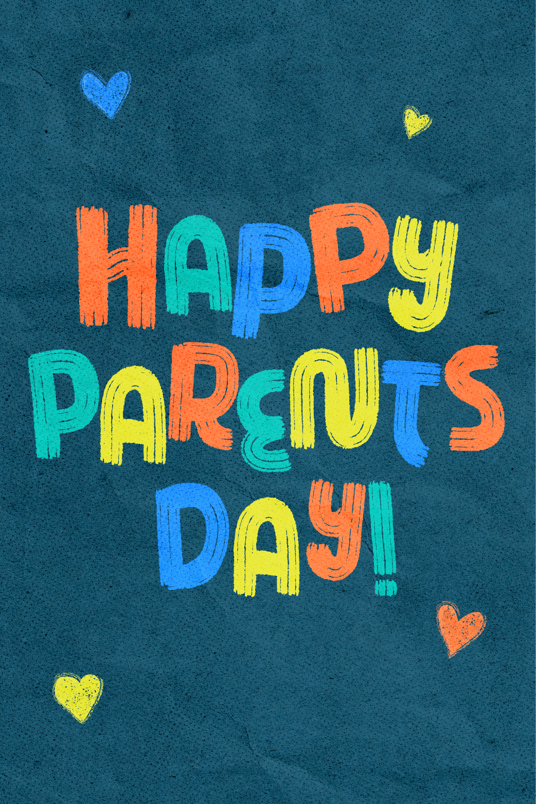 Parents Day Bright Hearts ecard