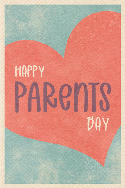 Parents Day Big Heart ecard