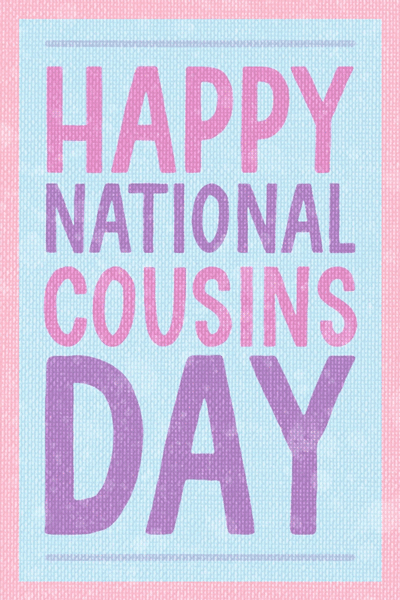 National Cousins Day ecard