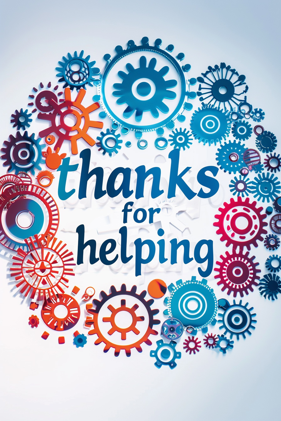 Thanks For Helping Cogs ecard
