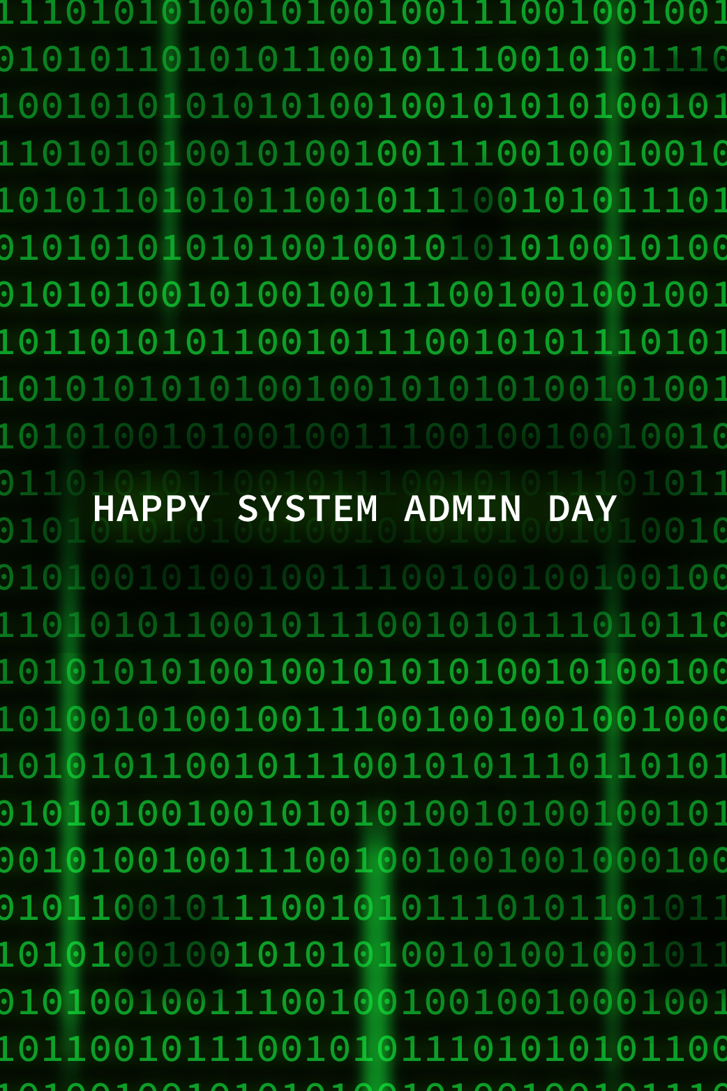 System Admin Day Code ecard