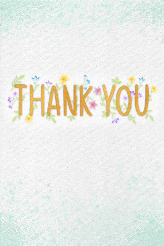 Flowers and Gold Thanks You ecard