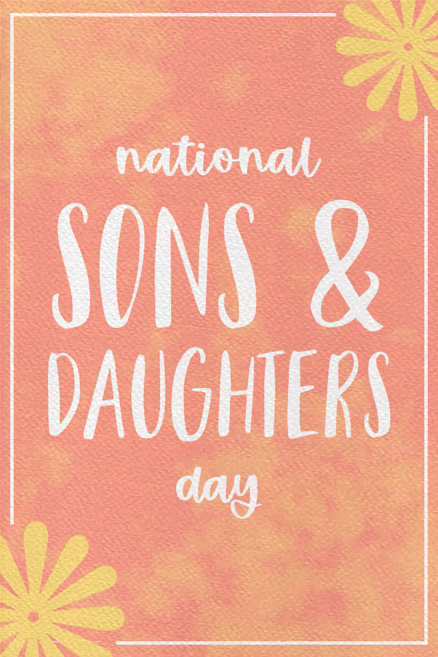 Sons And Daughters Day Flowers ecard