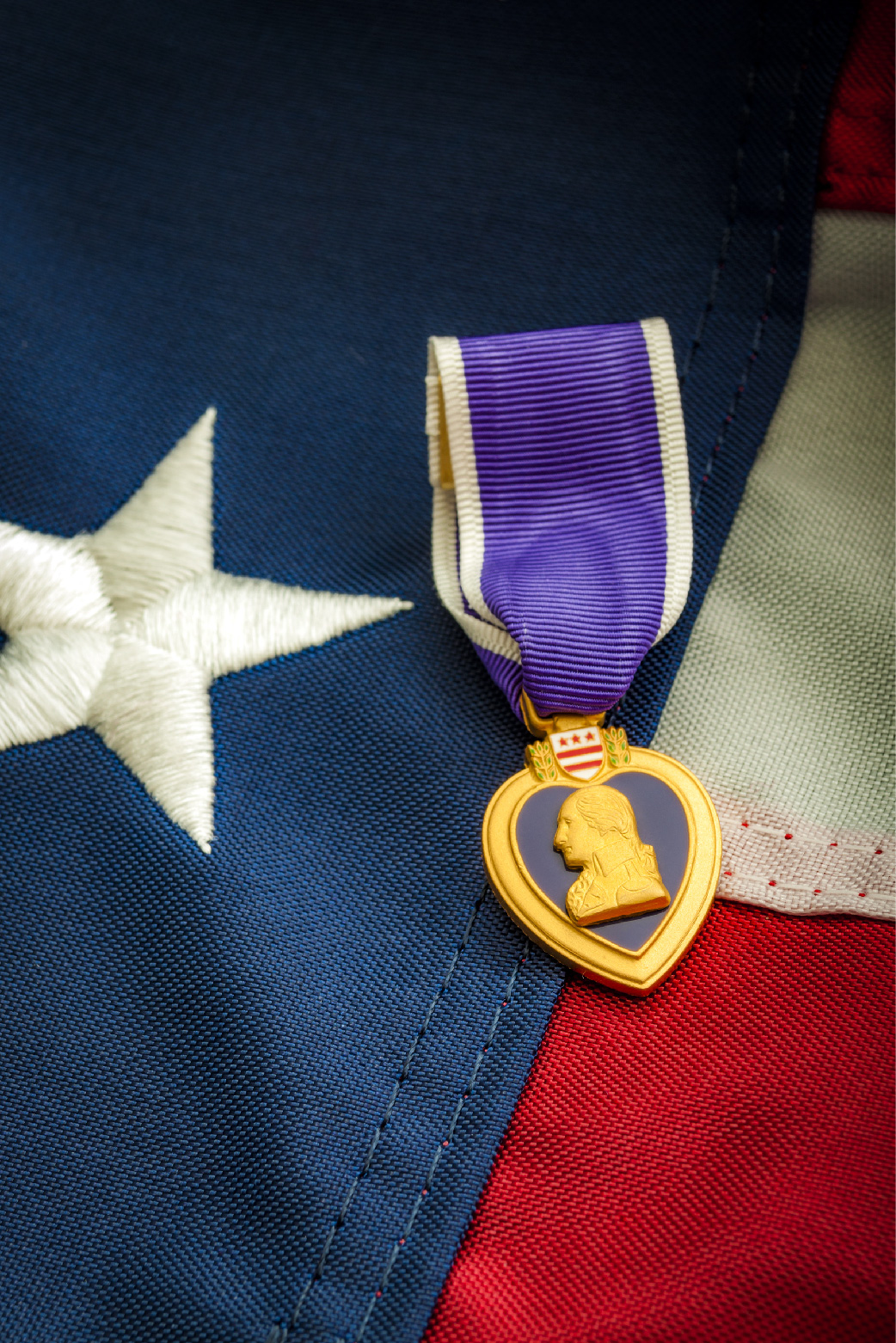 Purple Heart Flag ecard