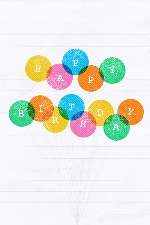 Stamped Balloons ecard
