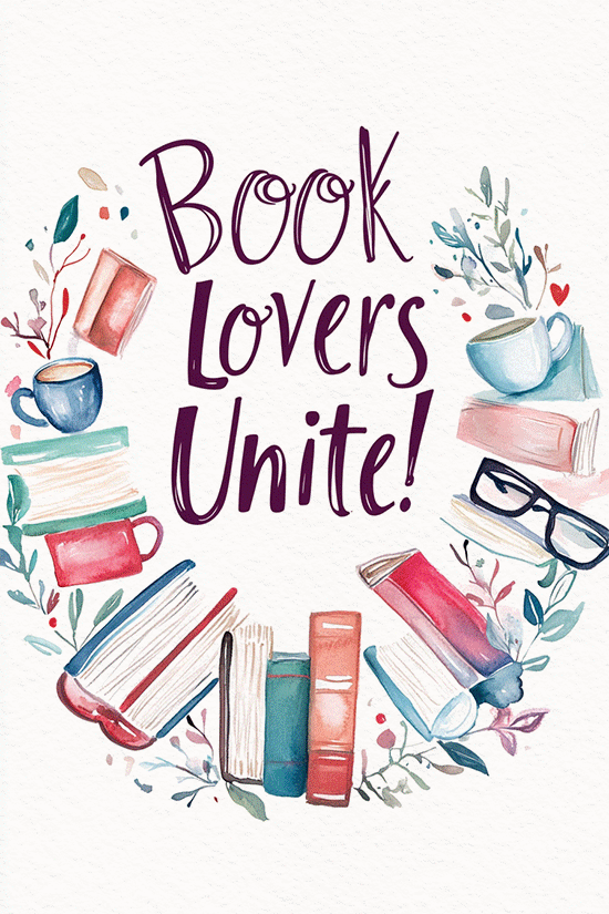 Book Lovers Unite ecard