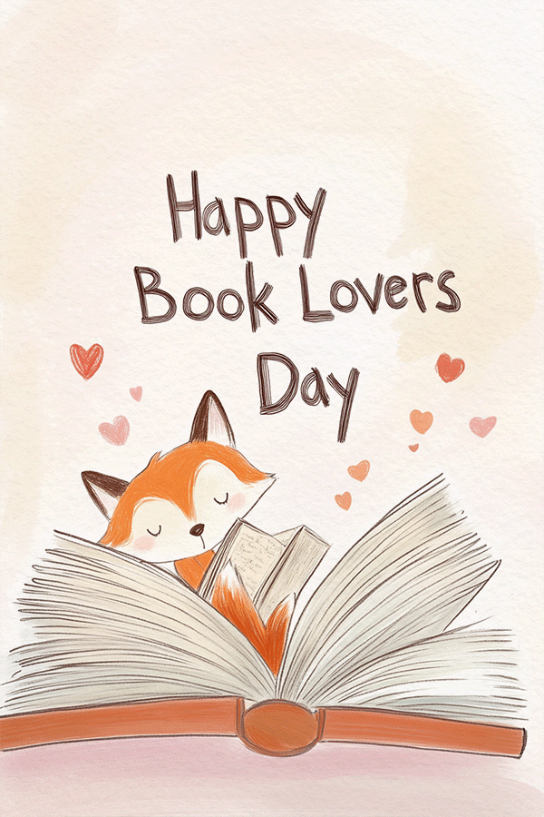 Fox Book Snooze ecard
