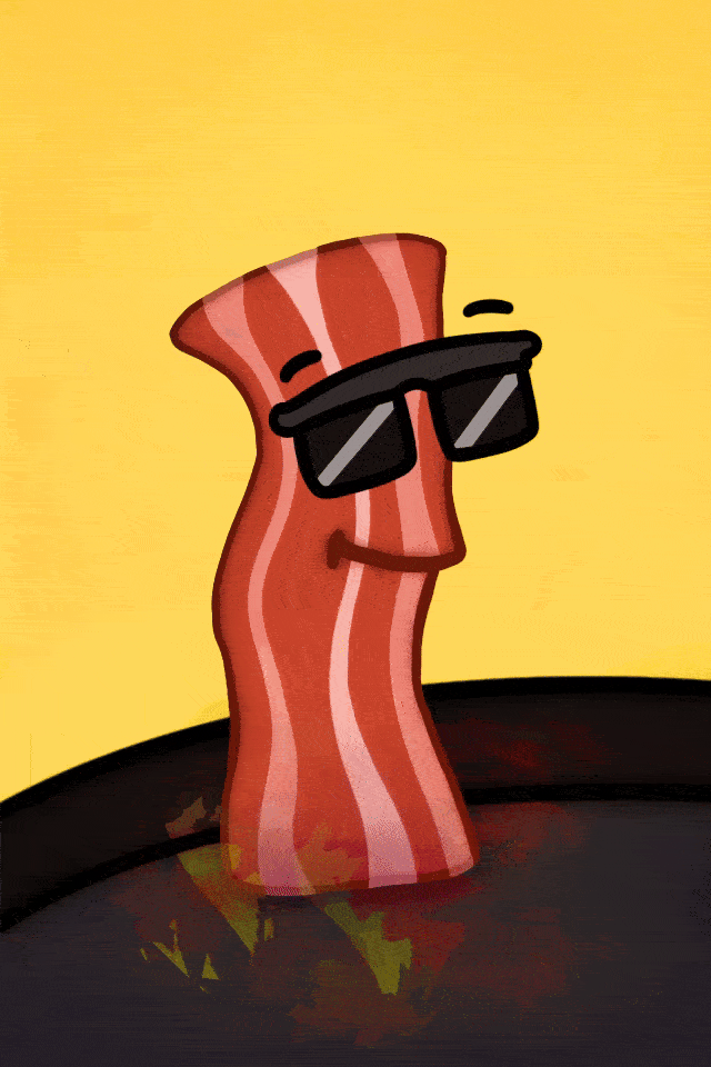 Bacon In This Heat ecard