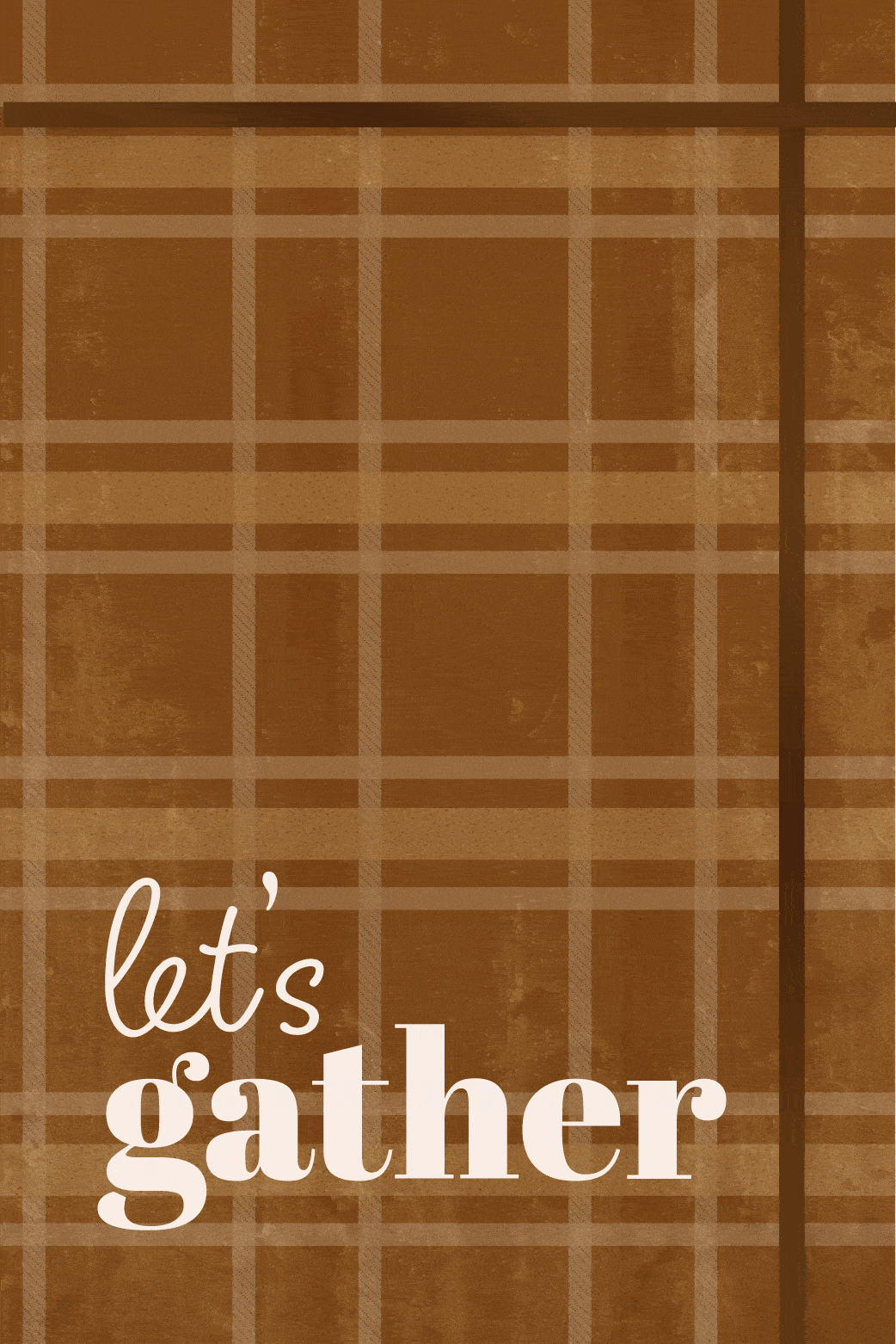 Let's Gather  ecard