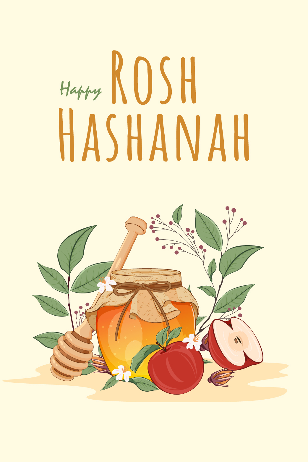 Festive Rosh Hashanah  ecard
